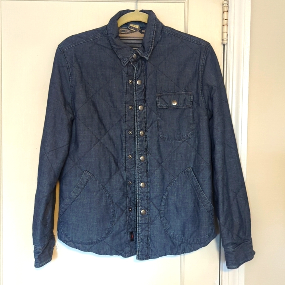 Faherty Women's Reversible Quilted Shirt Jacket